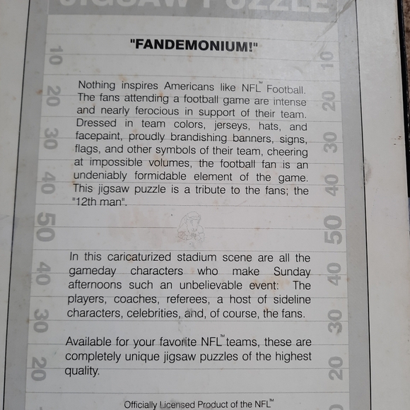 Vintage 1994 Pittsburgh Steelers NFL John Holladay 513 piece jigsaw puzzle - Picture 10 of 14